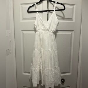 White Spaghetti Strap Dress